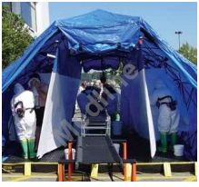 Komory do dezynfekcji osób, bramki, namioty, śluzy dezynfekcyjne Greenpol Mobilny System Dekontaminacyjny