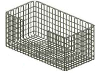 Kosze, półki i wieszaki do regałów listwowych ALVO Medical ALVO 2-153