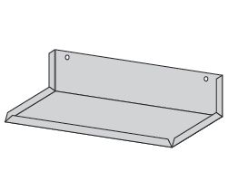 Kosze, półki i wieszaki do regałów listwowych TRIBO SK 7736/01