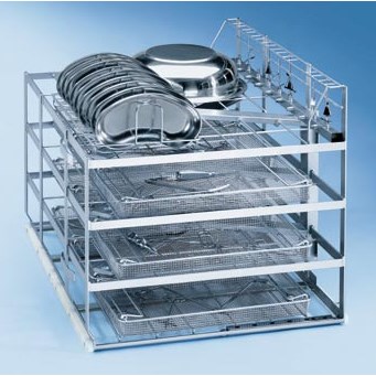 Kosze wsadowe i wózki do myjni medycznych MICROBOARDS G 7823, G 7824