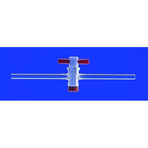 Kraniki i zawory szklane Lenz jednodrogowe PTFE