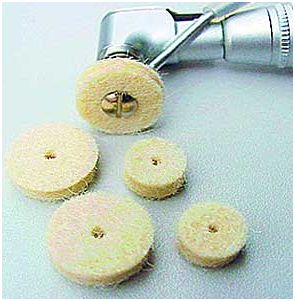 Krążki ścierne - stomatologiczne TDV Felt Wheels