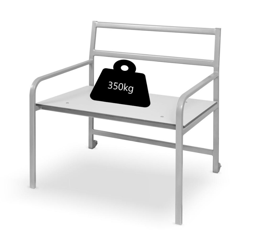 Krzesła i taborety prysznicowo - sanitarne Metalowiec sp. z o.o. Bariatryczne