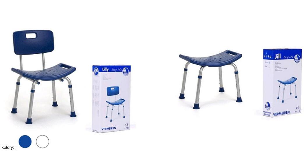 Krzesła i taborety prysznicowo - sanitarne Vermeiren LILLY / JILL
