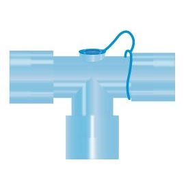 Łączniki anestezjologiczne Flexicare Medical Łączniki T jednorazowe