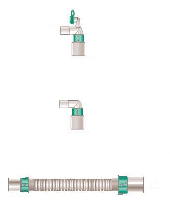 Łączniki anestezjologiczne INTERSURGICAL Transparentne łączniki wielorazowego użytku