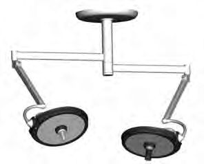 Lampy operacyjne podwójne STERIS Harmony vLED