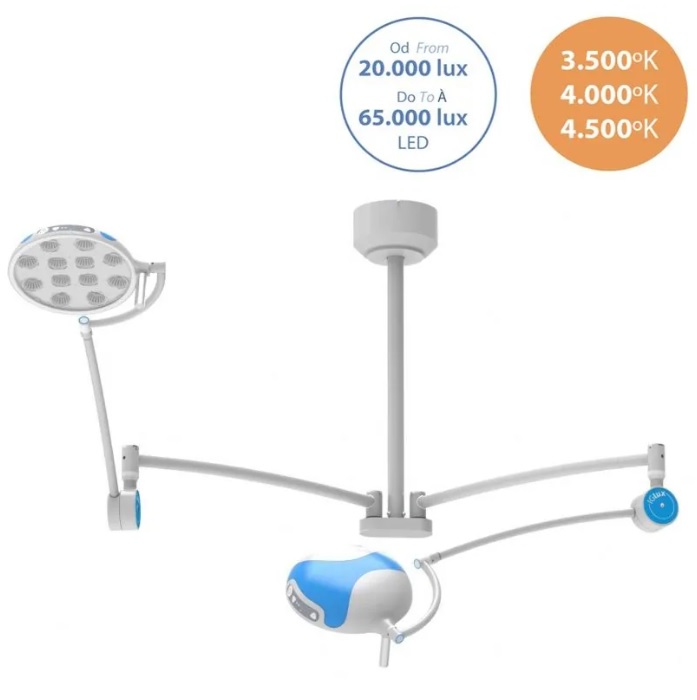 Lampy zabiegowe podwójne Ordisi IGlux+