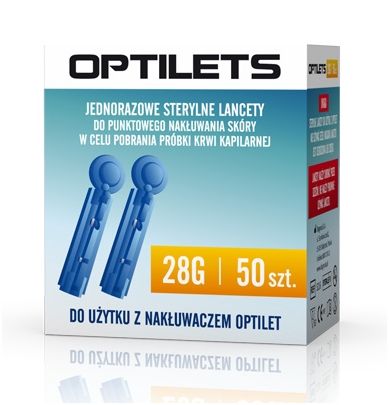 Lancety do nakłuwaczy Diagnosis Optilets 50 szt.
