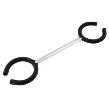 Łapy i pierścienie do statywów laboratoryjnych Warmet Pierścień otwarty podwójny