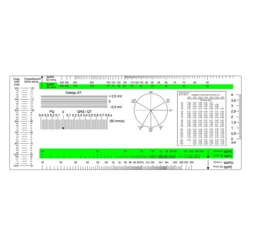 Linijki EKG NATURFARM Linijka kardiologiczna EKG