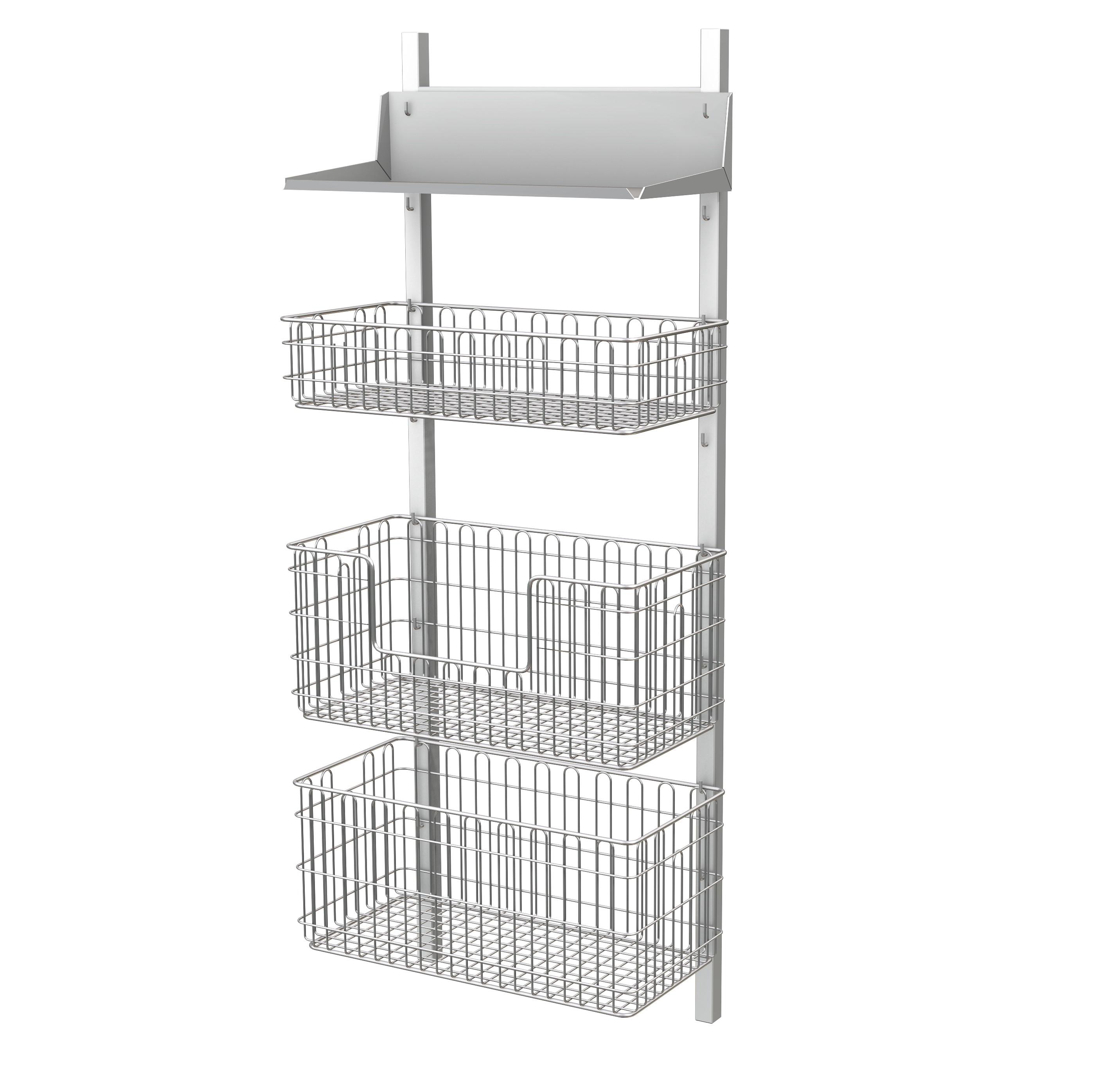 Listwy ścienne do koszy i innych akcesoriów TECH-MED Sp. z o.o. RKS-2