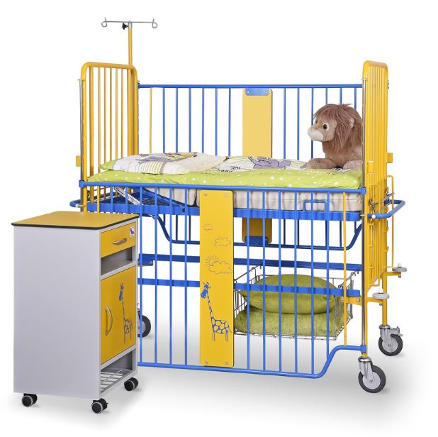 Łóżka dziecięce szpitalne - pediatryczne Metalowiec sp. z o.o. D-1