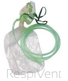 Maski tlenowe Respivent Maska tlenowa dla dzieci z rezerwuarem tlenu drenem 2,1 m