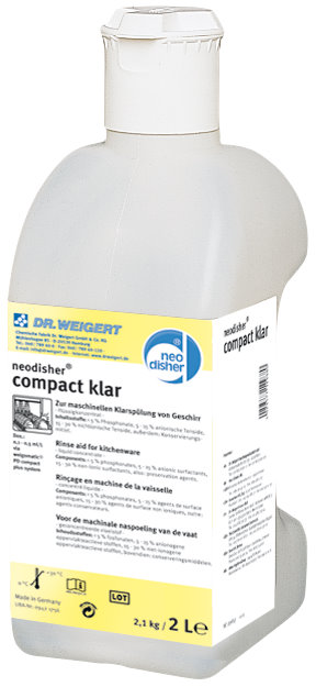 Maszynowe mycie naczyń Dr. Weigert Neodisher compact klar