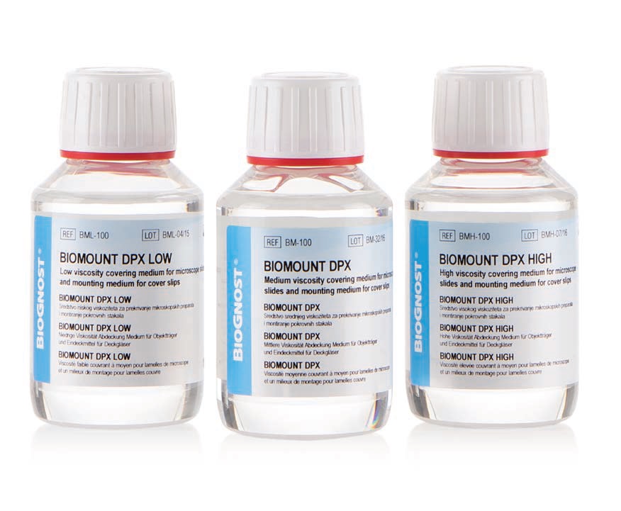 Media do zaklejania preparatów mikroskopowych Biognost BIOMOUNT