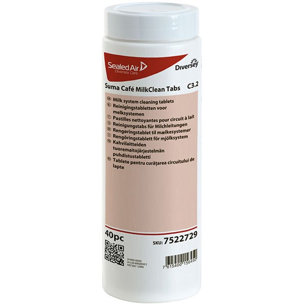 Mycie ekspresów do kawy i maszyn wendingowych Diversey Suma Café MilkClean Tabs C3.2