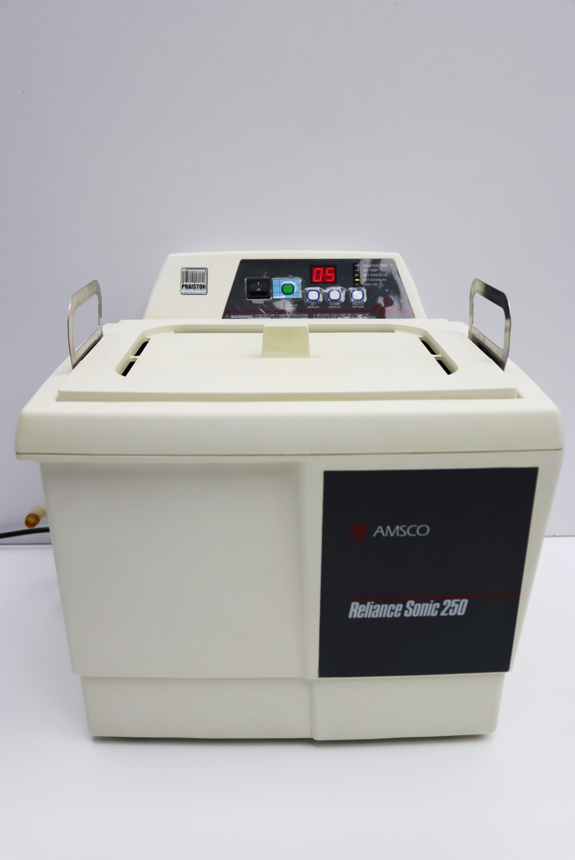 Myjnie ultradźwiękowe używane STERIS AMSCO SONIC 250-DTH - Praiston rekondycjonowany