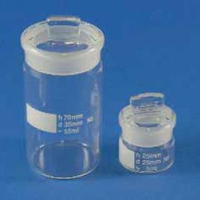 Naczynia i papiery wagowe Ehle DURAN pokrywa ze szlifem NS