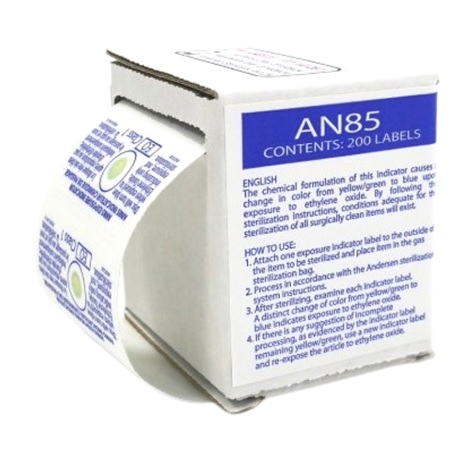 Naklejki wskaźnika ekspozycji do sterylizacji Anprolene AN85