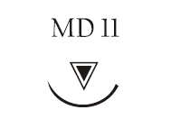 Nici chirurgiczne z igłą okrągłą Vigilenz Brilon B64MD110