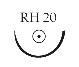 Nici chirurgiczne z igłą okrągłą Vigilenz Ecosorb E47RH200