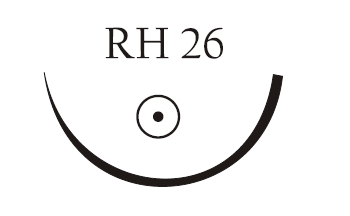 Nici chirurgiczne z igłą okrągłą Vigilenz Ecosorb fast F27RH26W