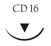 Nici chirurgiczne z igłą okrągłą Vigilenz Esteron T57CD160