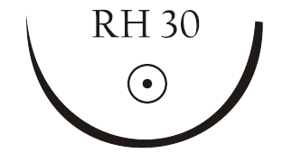 Nici chirurgiczne z igłą okrągłą Vigilenz Linen L27RH300