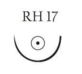 Nici chirurgiczne z igłą okrągłą Vigilenz Silk S47RH170