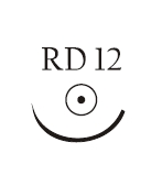 Nici chirurgiczne z igłą okrągłą Vigilenz Silk S64RD120