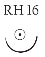 Nici chirurgiczne z igłą okrągłą Vigilenz Tylon N37RH160