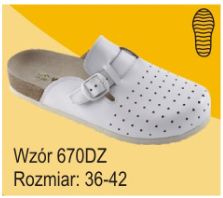 Obuwie medyczne wielorazowe Pofam-Jedność 670DZ