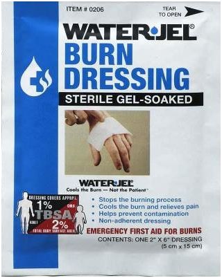 Opatrunki hydrożelowe - kompresy Water Jel Burn Dressing 5 x 15 cm