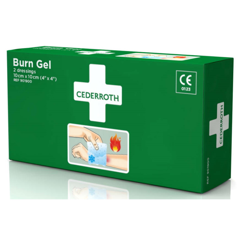 Opatrunki hydrożelowe - kompresy Cederroth Burn Gel Dressing