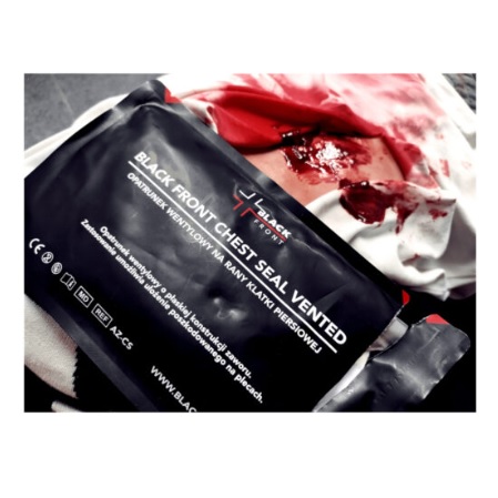 Opatrunki wentylowe Black Front Chest Seal Vented