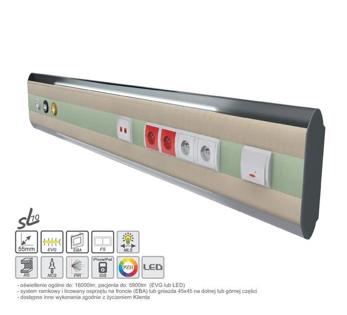 Panele nadłóżkowe Kendromed SLIM SL-70