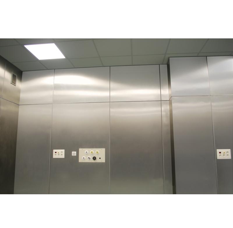 Panele ścienne i sufitowe do sal operacyjnych WIBO-BT Panele z osłoną radiologiczną