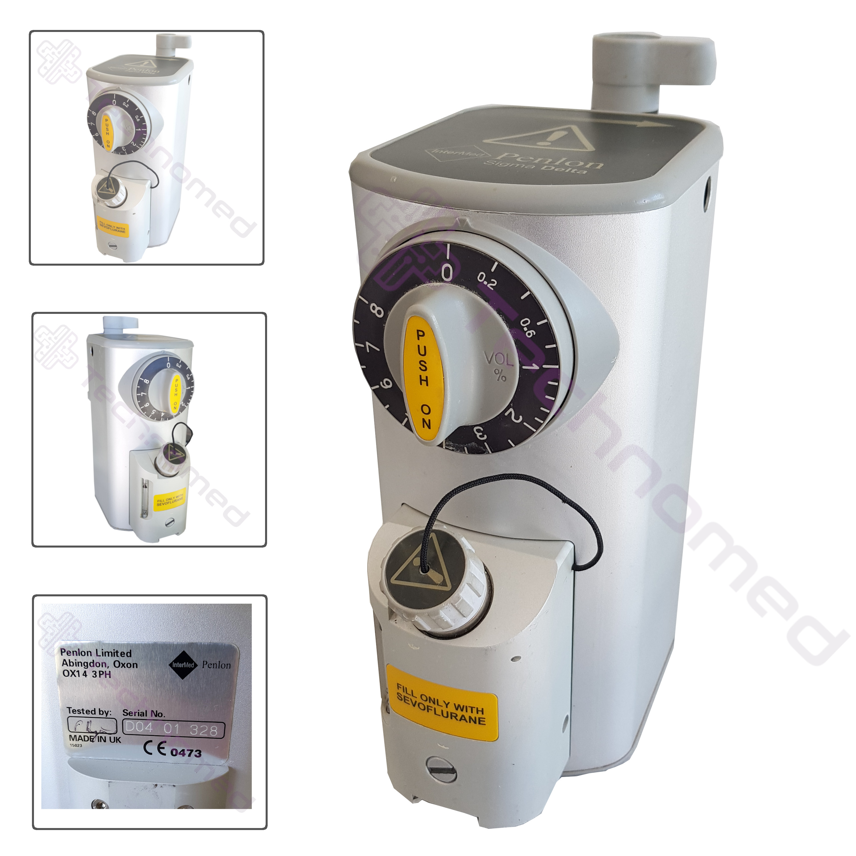 Parowniki do aparatów do znieczulenia używane Penlon Sigma Delta Cagemount - Technomed używane