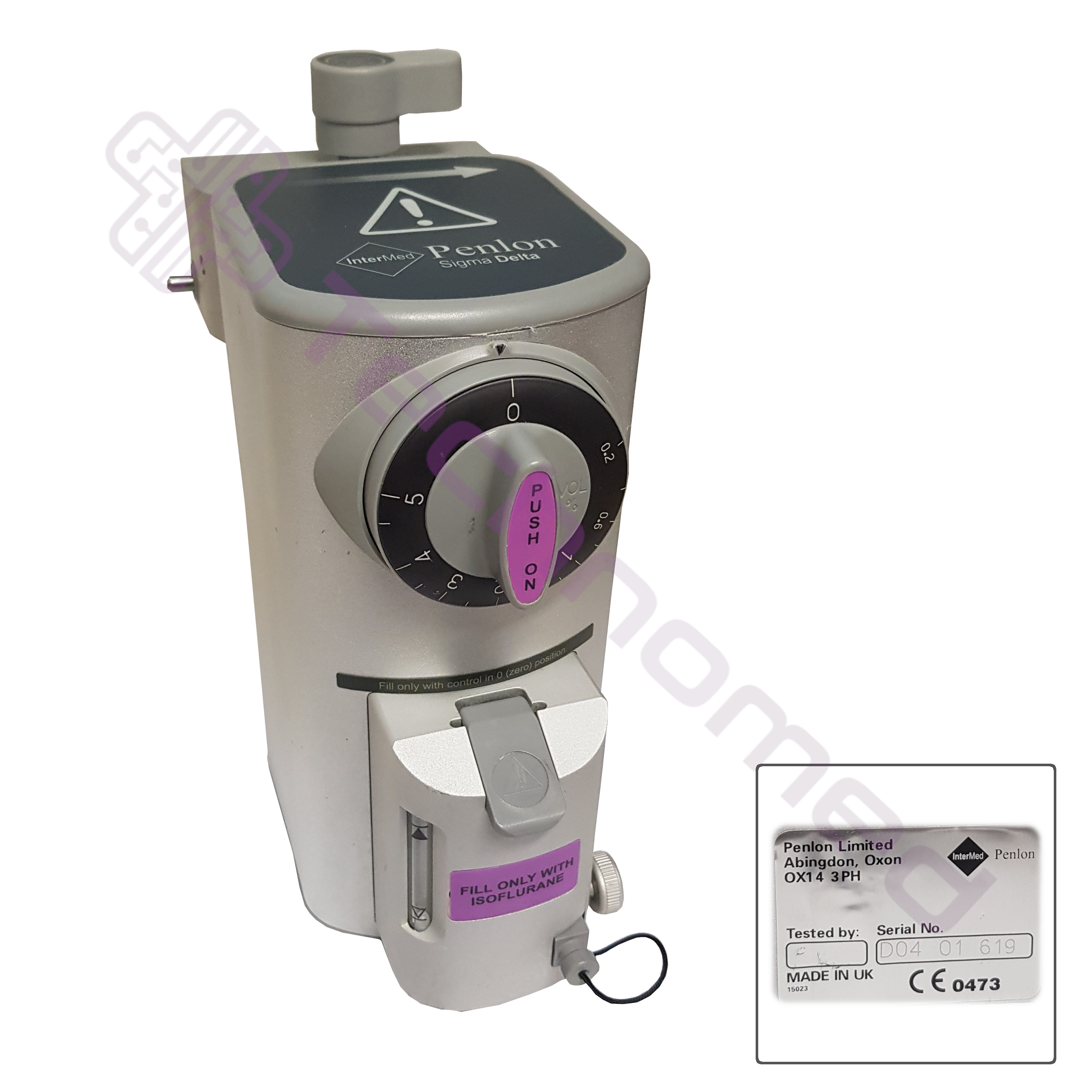 Parowniki do aparatów do znieczulenia używane Penlon SIGMA DELTA - Technomed używane