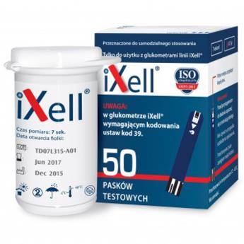 Paski do pomiaru glukozy we krwi Genexo Ixell