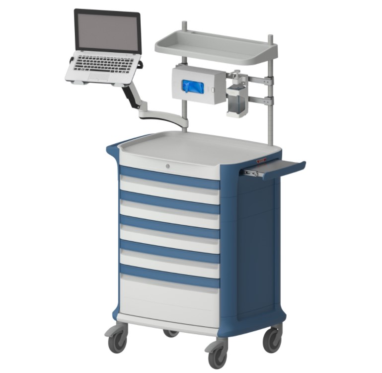 Poly z ramieniem na laptop