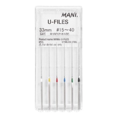 Pilniki endodontyczne Mani U-Files 