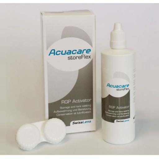 Płyny pielęgnacyjne do soczewek kontaktowych SwissLens Acuacare storeFlex