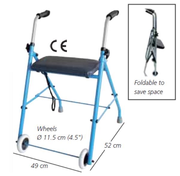 Podpórki 2-kołowe GIMA MS43132