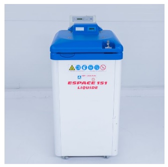 Pojemniki na ciekły azot, dewary używane B/D ESPACE 151 - Arestomed rekondycjonowany