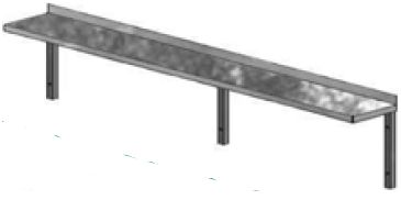 Półki naścienne ALVO Medical 2-1200/ 2-1201