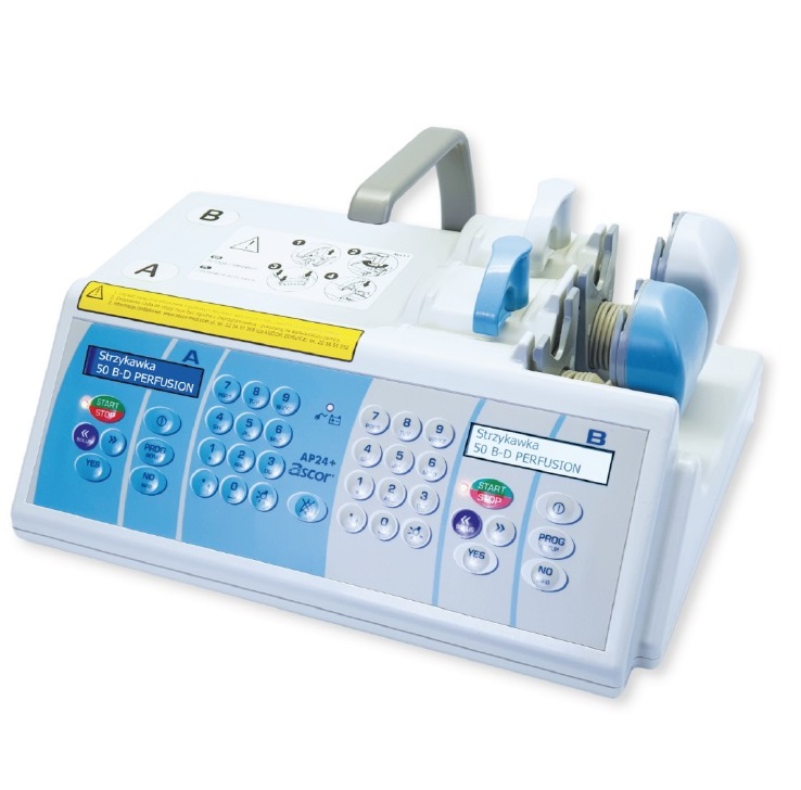 Pompy infuzyjne strzykawkowe weterynaryjne ASCOR MED AP24+ VET