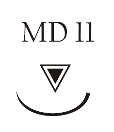 Pozostałe nici chirurgiczne z jedną igłą Vigilenz Silk S54MD110