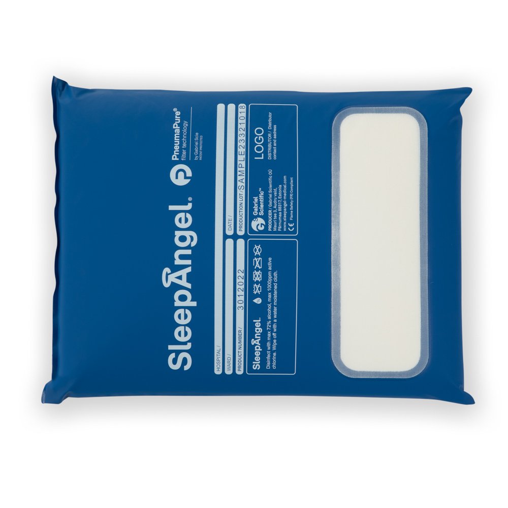 Pozycjonery i podkładki przeciwodleżynowe SleepAngel w kształcie mydełka